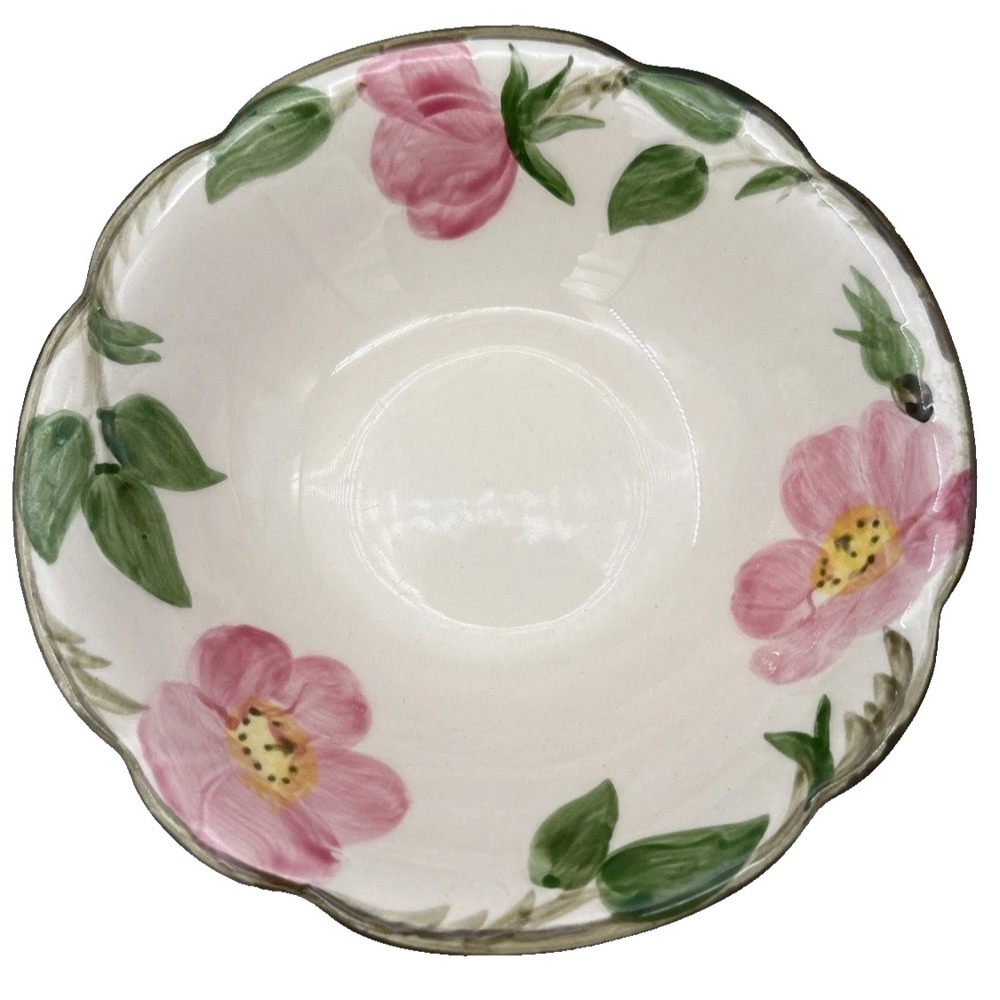 VINTAGE Franciscan Desert Rose Bowl Fruit Dessert 6" Round INTERPACE 1963-64